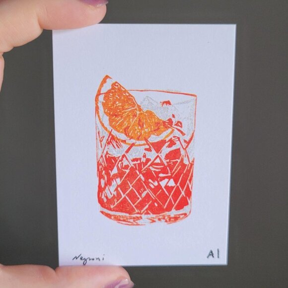 Mini Art Print - Negroni - Inciardi Prints - Picture 1 of 1